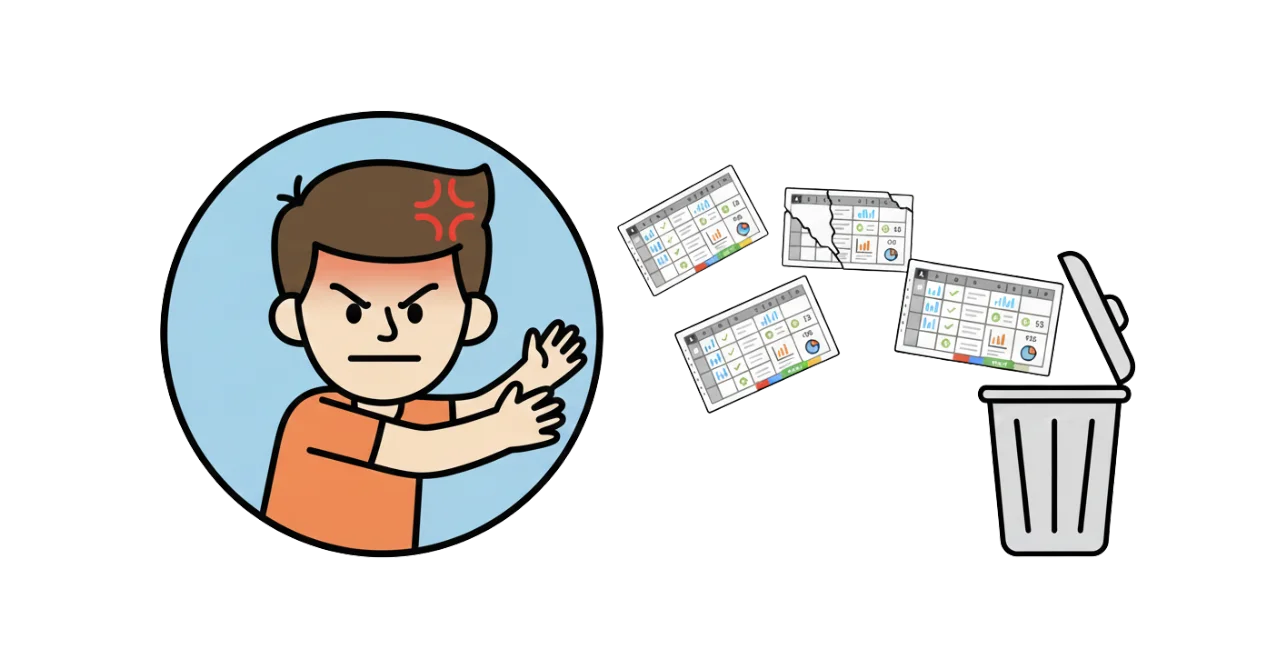 Småbedriftsguide til å kvitte seg med regnearket • MiniCRM