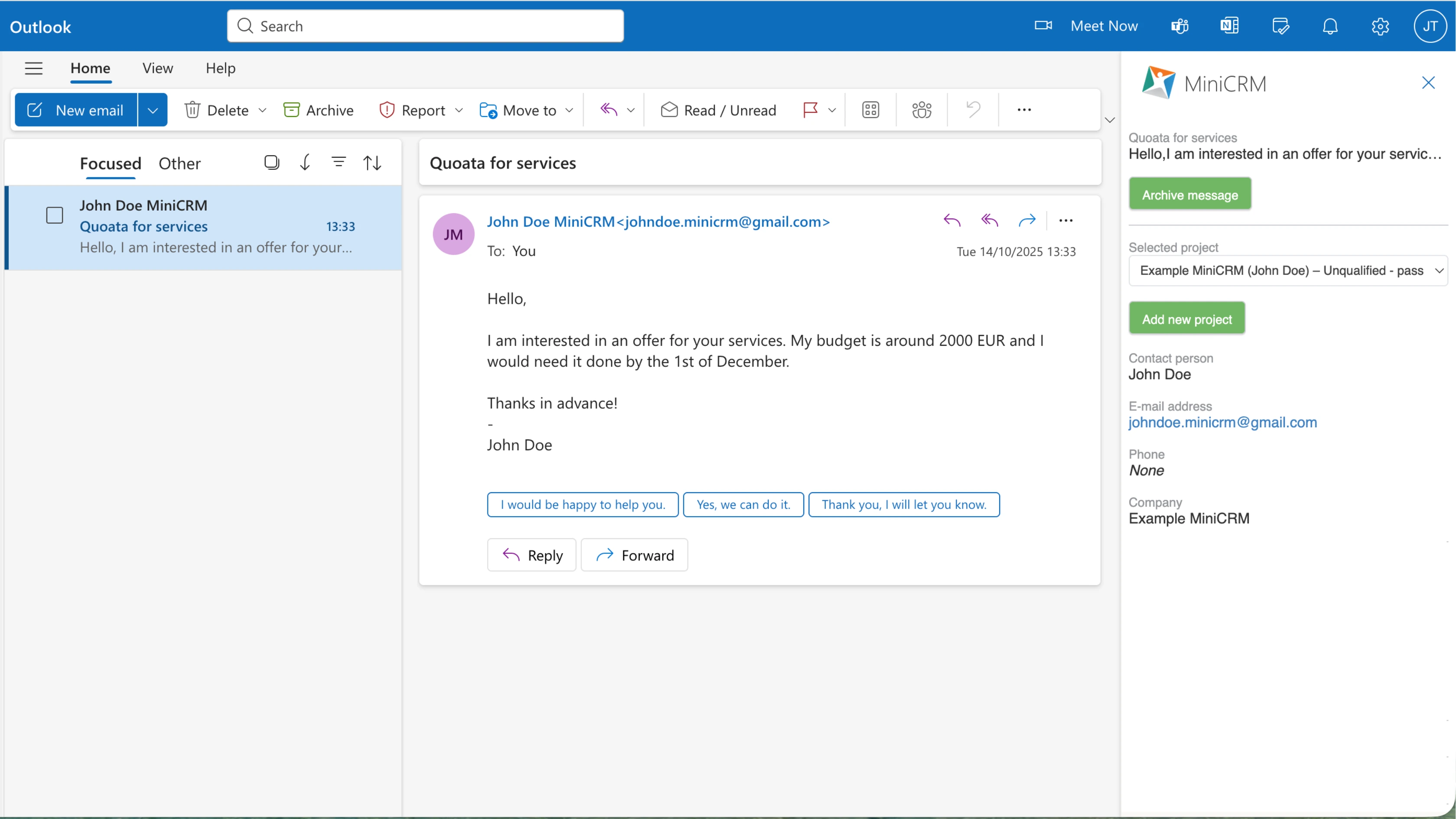 Integrazione con Microsoft Office 365