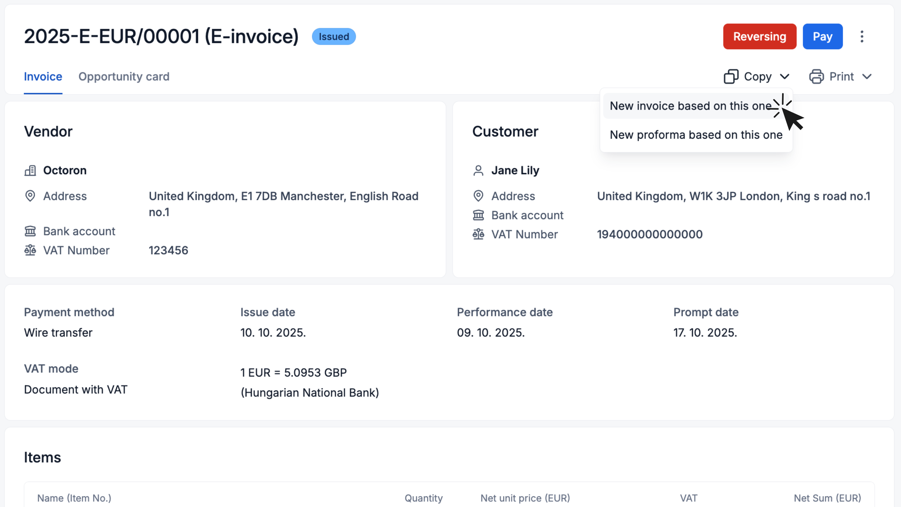 Spend less time on invoicing