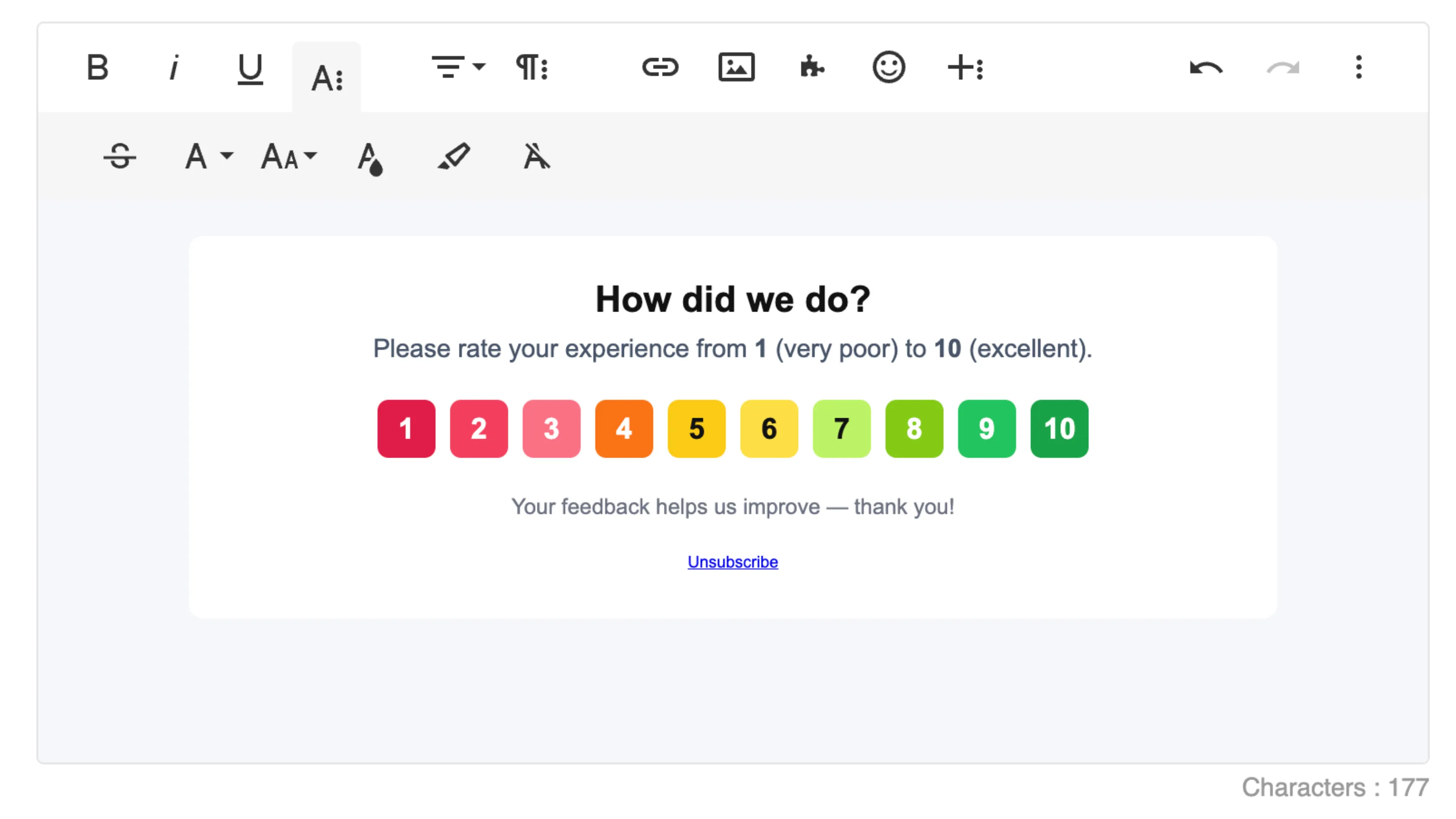 Målinriktade utskick